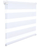 Store enrouleur double couche translucide pour salon chambre