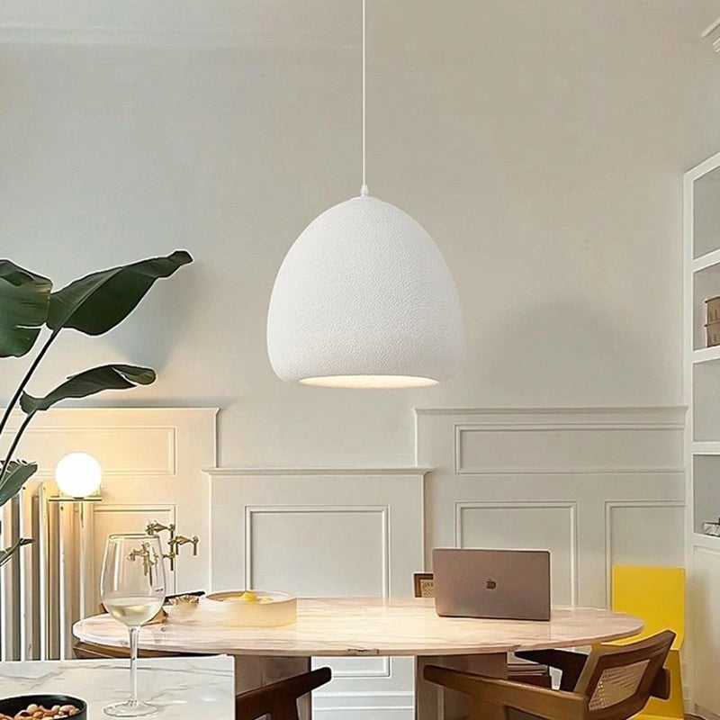 suspension nordique en résine pour décoration moderne et design - vue 4 sur 10