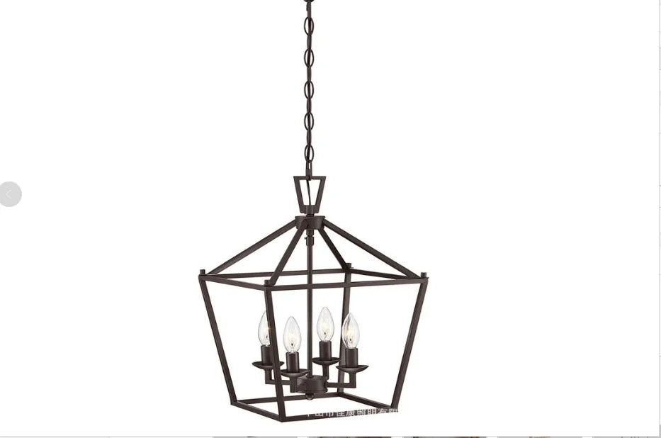 Suspension industrielles Vintage noires - vue 10 sur 10