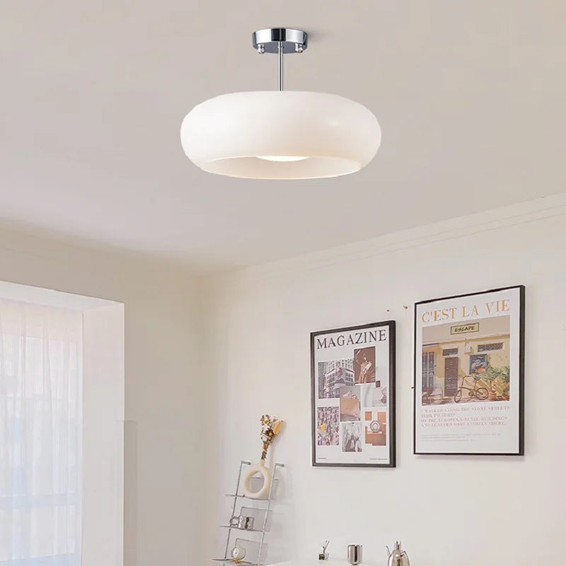 Plafonnier Moyen Simple Bauhaus Egg Tart - vue 4 sur 10