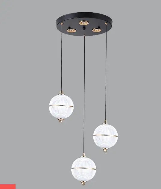 suspension boule acrylique moderne pour restaurant et bar - vue 11 sur 16