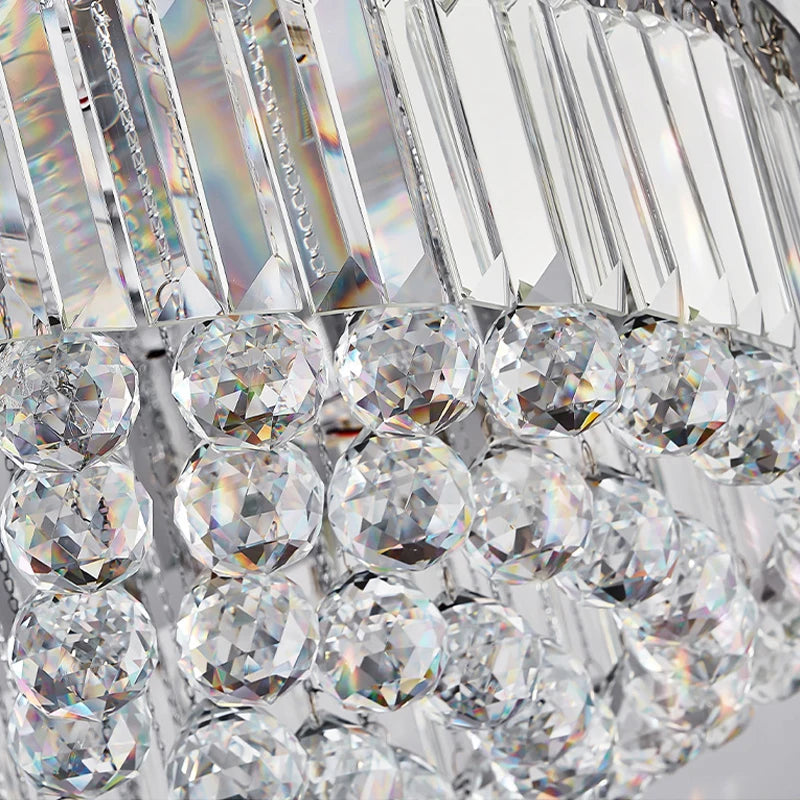 Plafonnier Led en cristal de luxe - vue 6 sur 9
