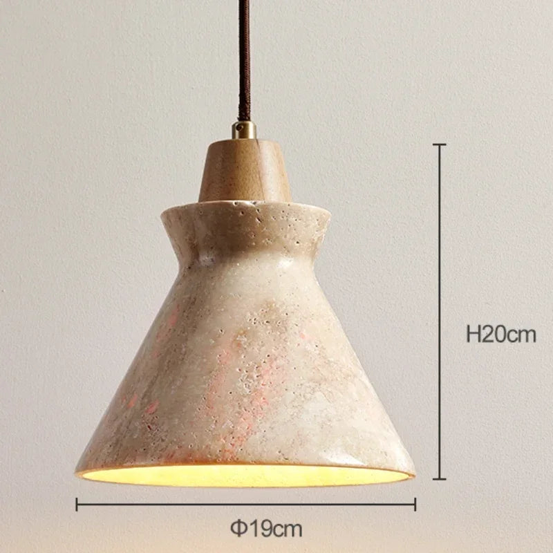 Vintage marble LED chandelier for elegant interior decoration