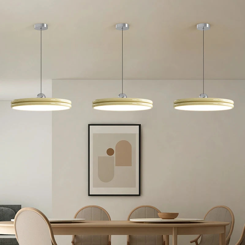 lustre moderne led suspension éclairage intérieur lampe suspendue décoratif - vue 6 sur 24