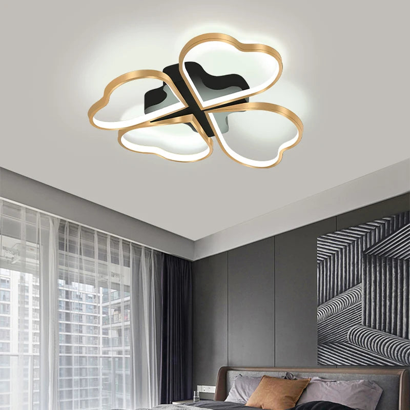 plafonnier led créatif nordique pour éclairage intérieur décoratif - vue 4 sur 8