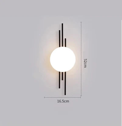 Nordic luxury LED wall lamp