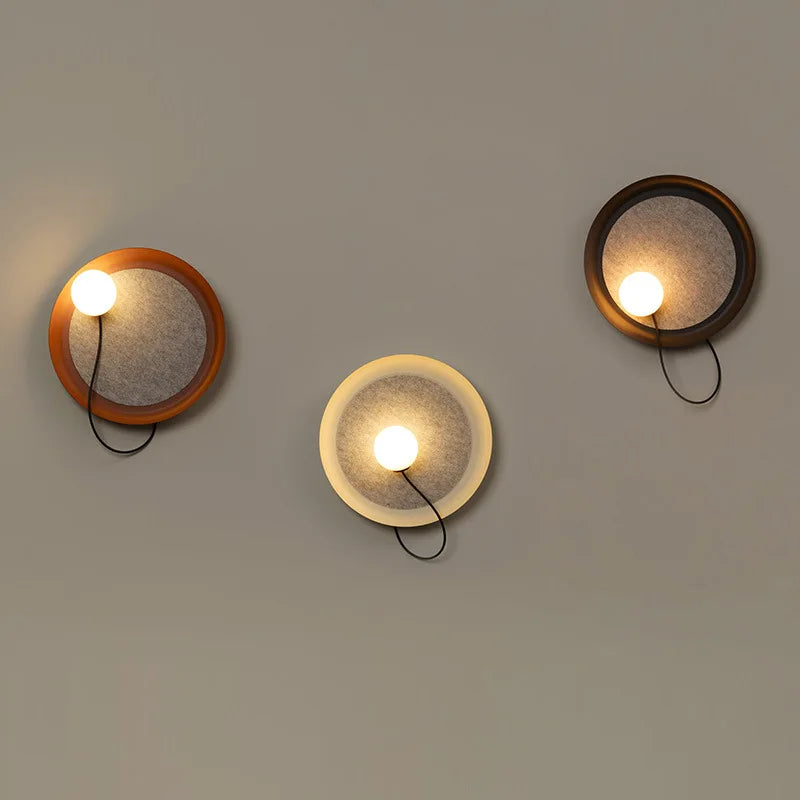 wabi-sabi style Creative adjustable bedroom, bedside, living room wall lamp, Spanish designer wall hanging lamp - vue 5 sur 6