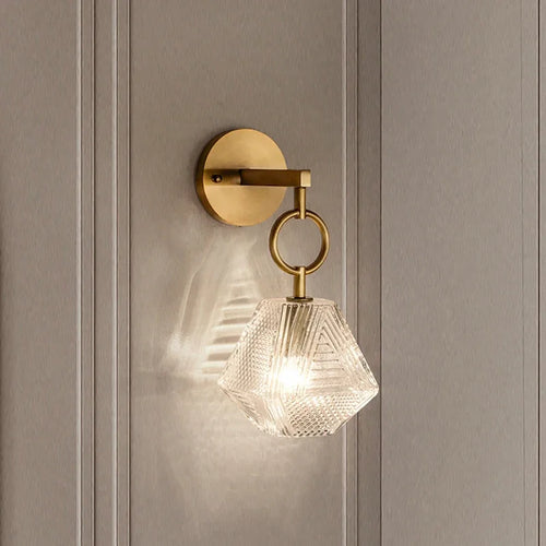 applique murale en verre style nordique américain led vintage edison