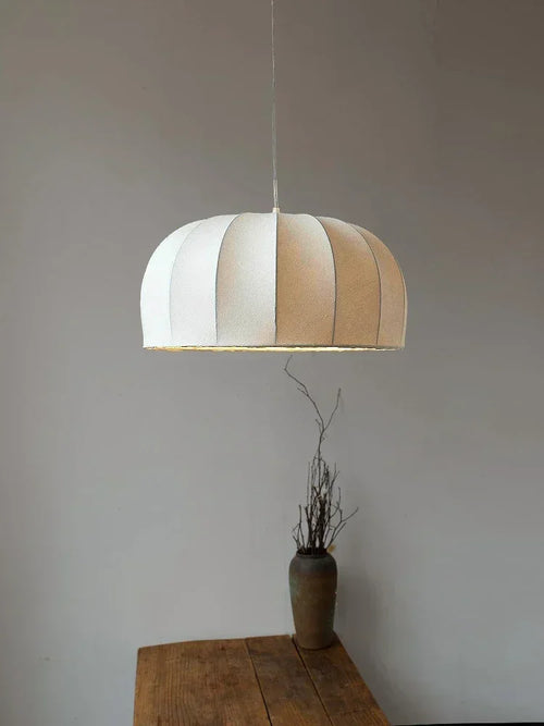 suspension nordique wabi-sabi en cocon de soie décoratif - vue 6 sur 9