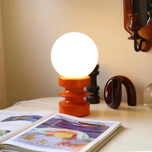 lampe à poser design en verre pour une ambiance chaleureuse - vue 2 sur 10