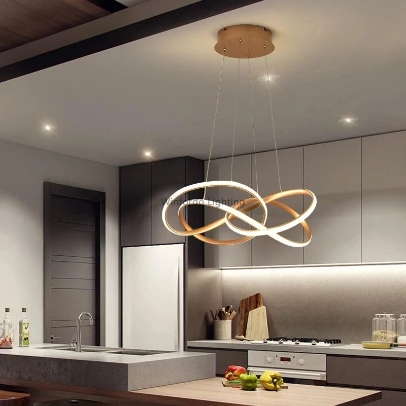 lustre led postmoderne en cristal winfordo wf-xd009 - vue 3 sur 10