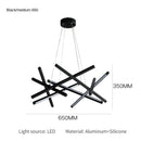 lustre minimaliste design lumière géométrique créatif et luxueux