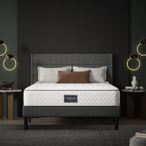 Spring mattress, 7 zones cold foam mattress, pocket spring, quilted microfiber cover topping, hardness H3, 25cm height - vue 7 sur 6