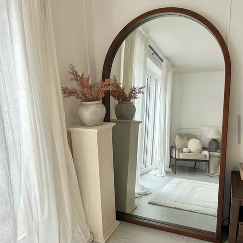 miroir décoratif circulaire pour une ambiance bohème élégante