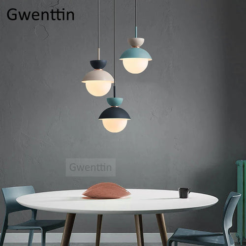suspension en verre moderne pour décoration intérieure élégante