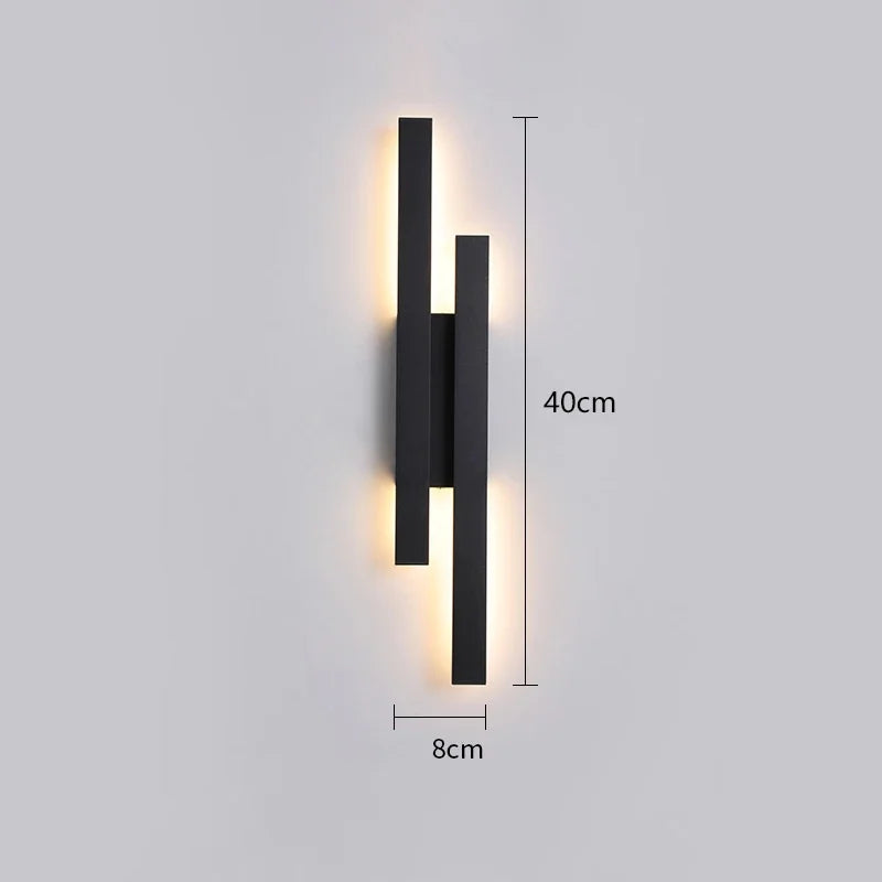 Applique murale intérieure Led moderne salon chambre escalier décoration de la maison chevet applique murale lampes luminaire - vue 9 sur 9