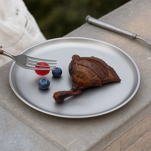 Assiette titane légère camping randonnée 14 17 20cm