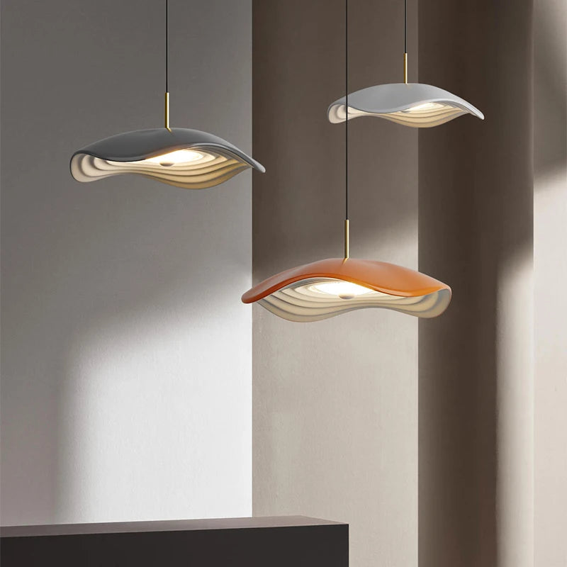 lustre d'art moderne minimaliste wabi-sabi pour bar créatif - vue 5 sur 14