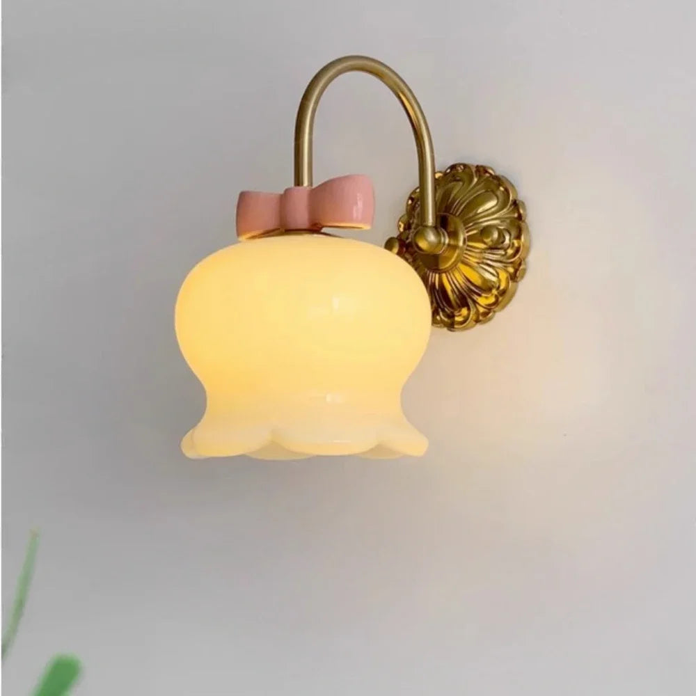 applique murale led simple avec nœud pour décoration murale créative - vue 5 sur 9