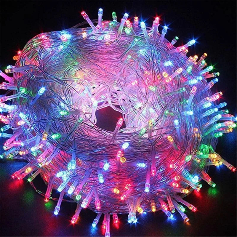 guirlande lumineuse led pour décoration intérieur extérieur festive - vue 6 sur 9