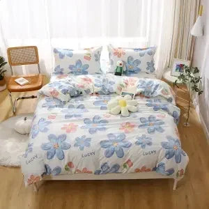 housse de couette queen size en coton léger tendance