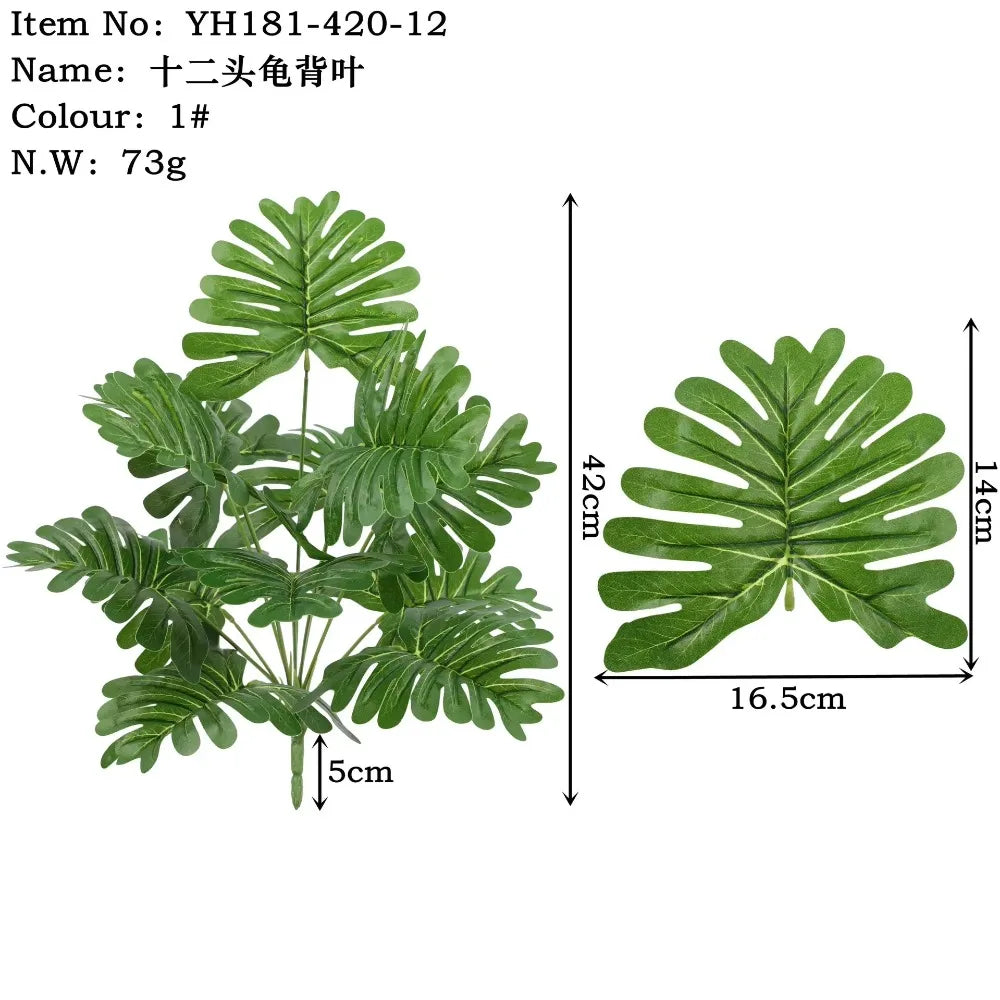 plantes artificielles palmier tropical pour décoration intérieure et extérieure - vue 13 sur 18