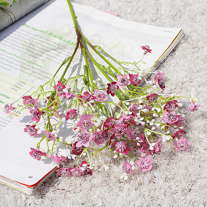 gypsophile fleurs artificielles pour mariage décoration florale 2024 - vue 8 sur 12