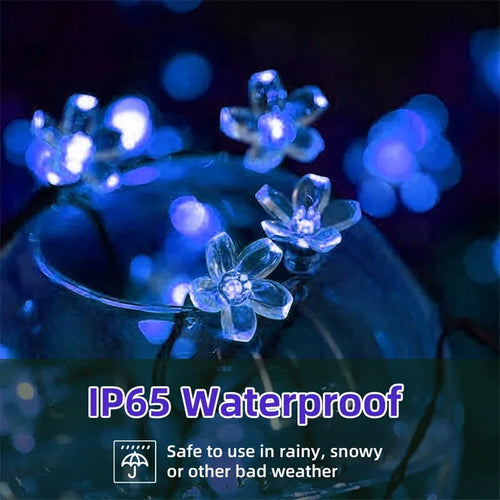 Solar garden fairy string lights for outdoor decoration - vue 6 sur 11