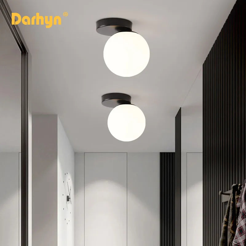 Plafonnier LED design nordique passerelle - vue 6 sur 10