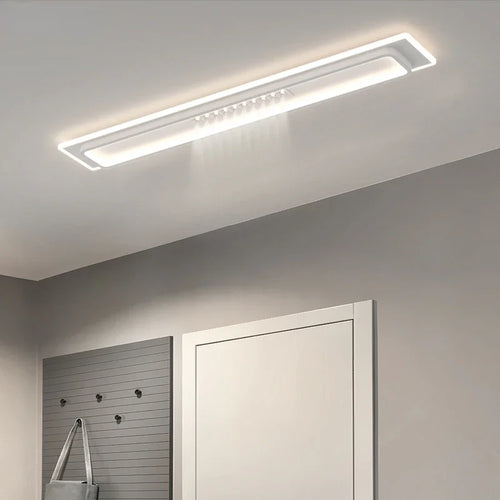 Plafonnier led moderne avec gradation et projecteurs d'éclairage intérieur