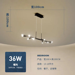 Modern LED chandelier for Nordic interior decoration