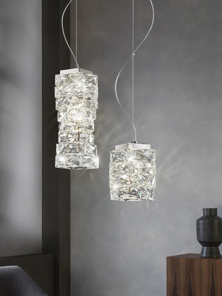 suspension en cristal décoratif de luxe pour intérieur - vue 2 sur 7