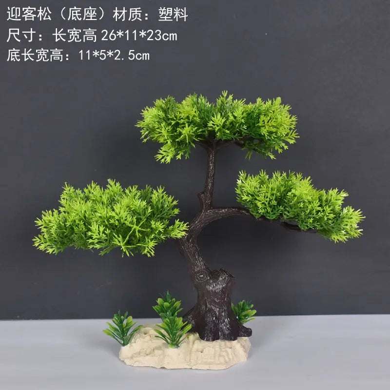 plante artificielle bonsaï en plastique pour décoration intérieure - vue 7 sur 41