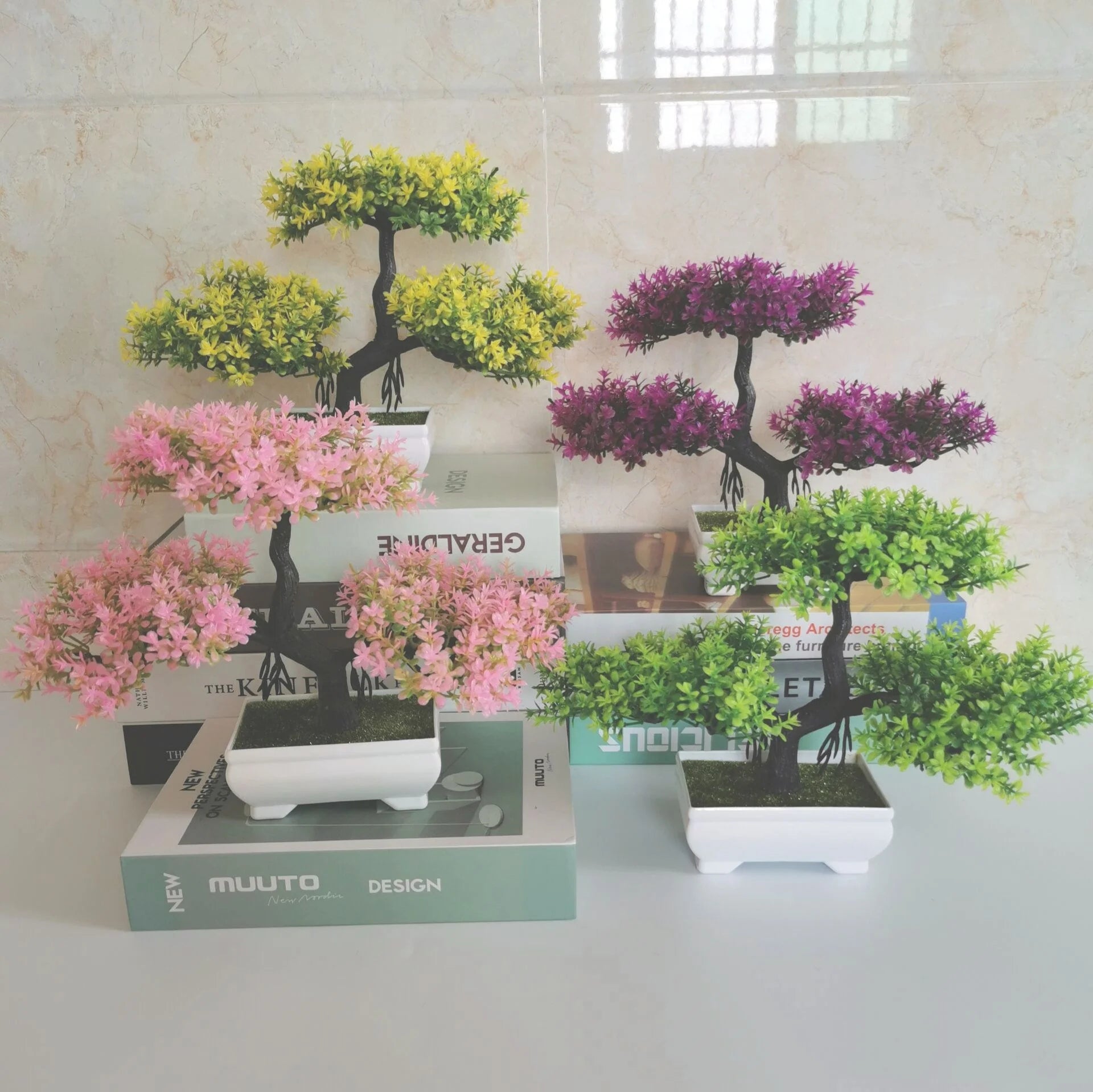 plantes artificielles bonsaï en pot pour décoration intérieure et événements - vue 3 sur 7
