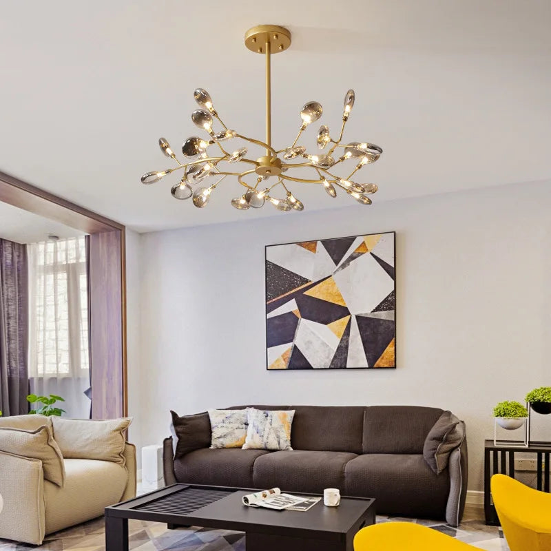 lustre moderne simple design créatif pour décoration intérieure - vue 5 sur 20