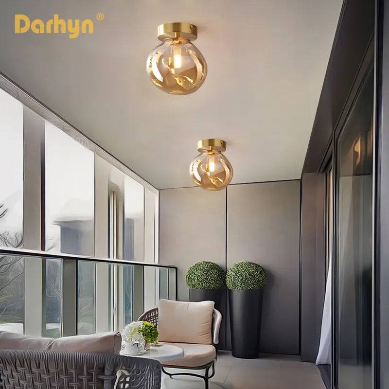 plafonnier led minimaliste moderne texture nordique éclairage créatif