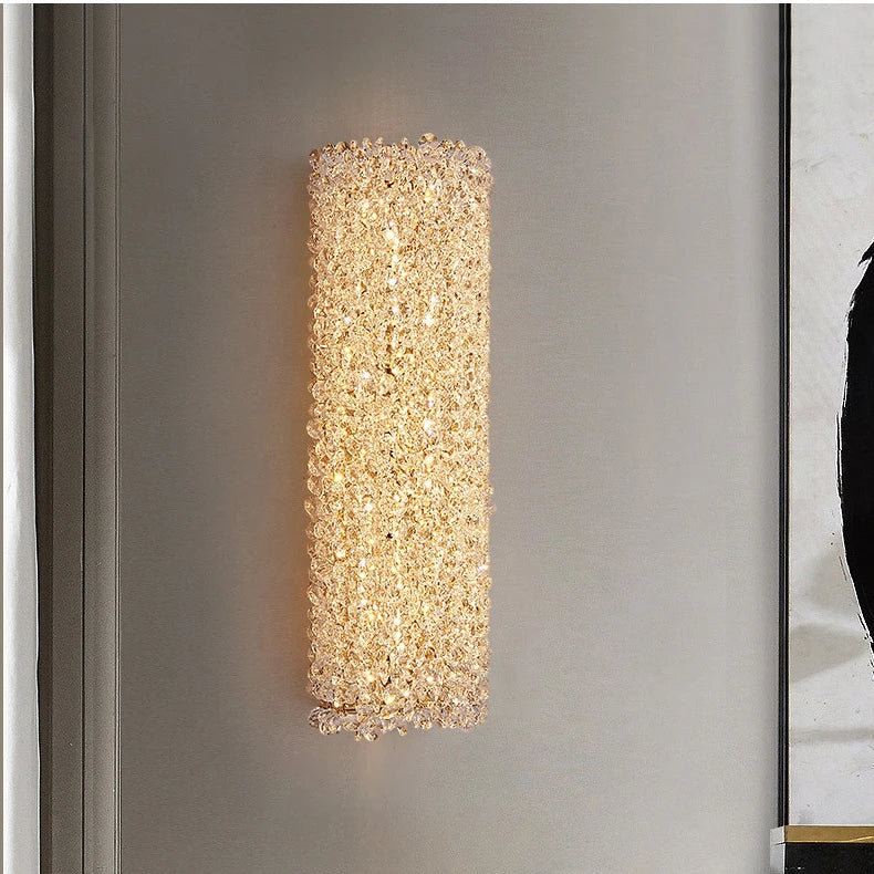 applique murale de luxe en cristal design post-moderne pour villa - vue 5 sur 10