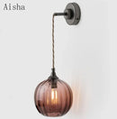 Decorative glass wall light nordic minimalist style