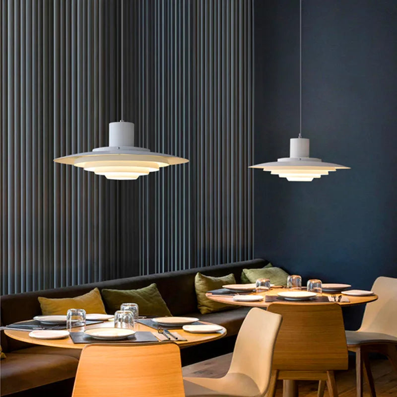lustre moderne nordique simple design soucoupe volante - vue 6 sur 10