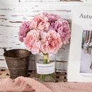 lot de 5 pivoines artificielles pour décorations élégantes et mariage