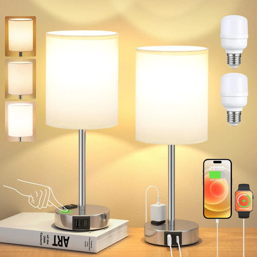 Lampe de Table tactile pour chambre à coucher - vue 2 sur 20