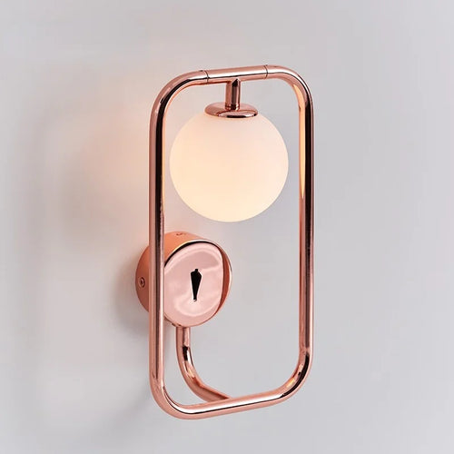Creative minimalist rotating decorative wall light