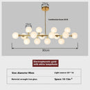 Creative nordic frosted glass pendant light, minimalist design