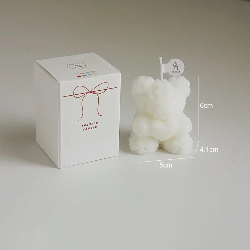 bougie ours en cire de soja parfumée pour détente - vue 13 sur 13