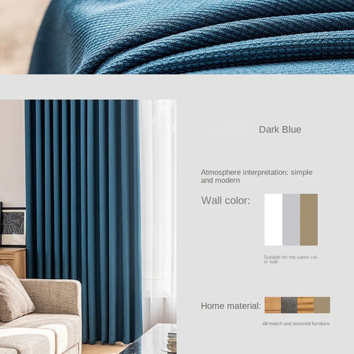 Rideau occultant moderne minimaliste pour salon et chambre - vue 14 sur 18