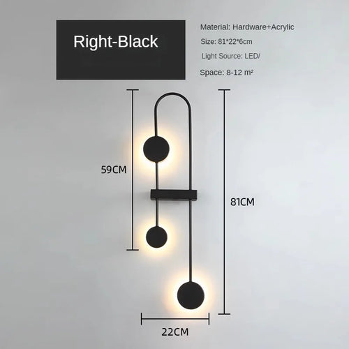 Minimalist nordic wall light for creative and modern interiors - vue 9 sur 10