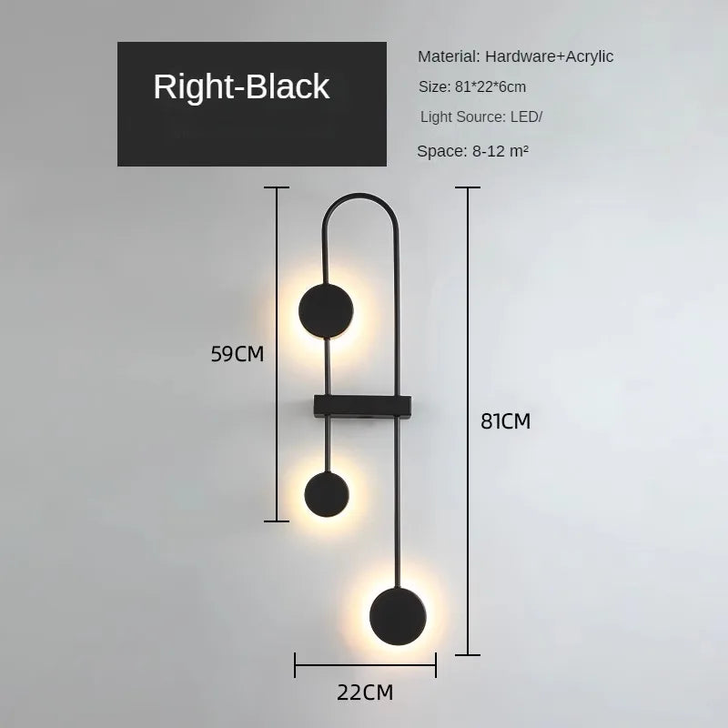 Minimalist nordic wall light for creative and modern interiors - vue 8 sur 10