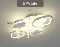 Cloud ceiling light for children's room modern minimalist decor