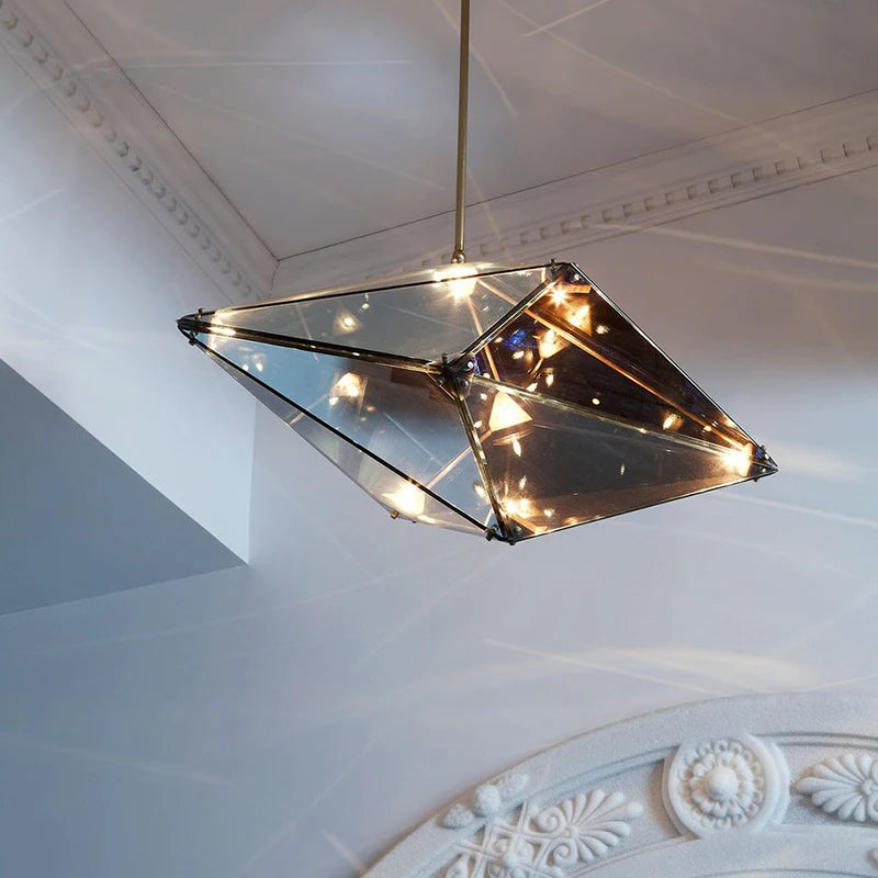 lustre en cristal moderne en forme de goutte d'eau décoratif pour intérieur - vue 4 sur 10