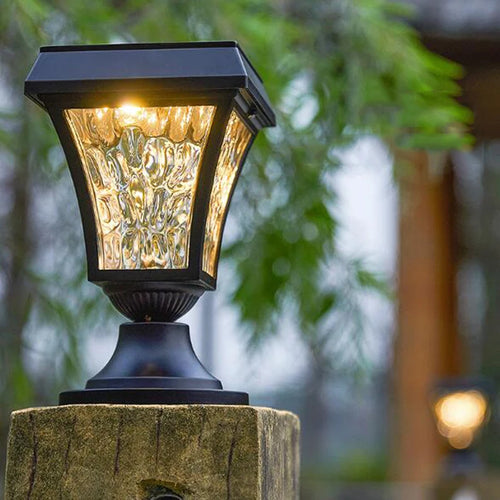 lampe solaire extérieure led imperméable pour jardin et espace extérieur - vue 2 sur 7